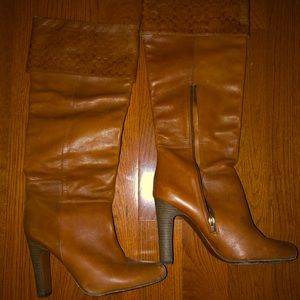 Over the knee leather COACH boots